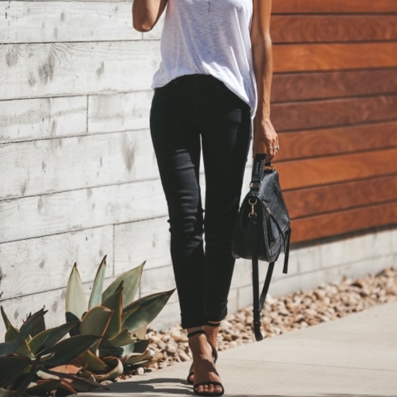 NWT Kan Can High Rise Black Basic Skinny Jeans Pants Bottom - Picture 7 of 8